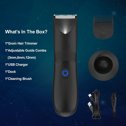 Waterproof Hair Trimmer Ceramic Blade